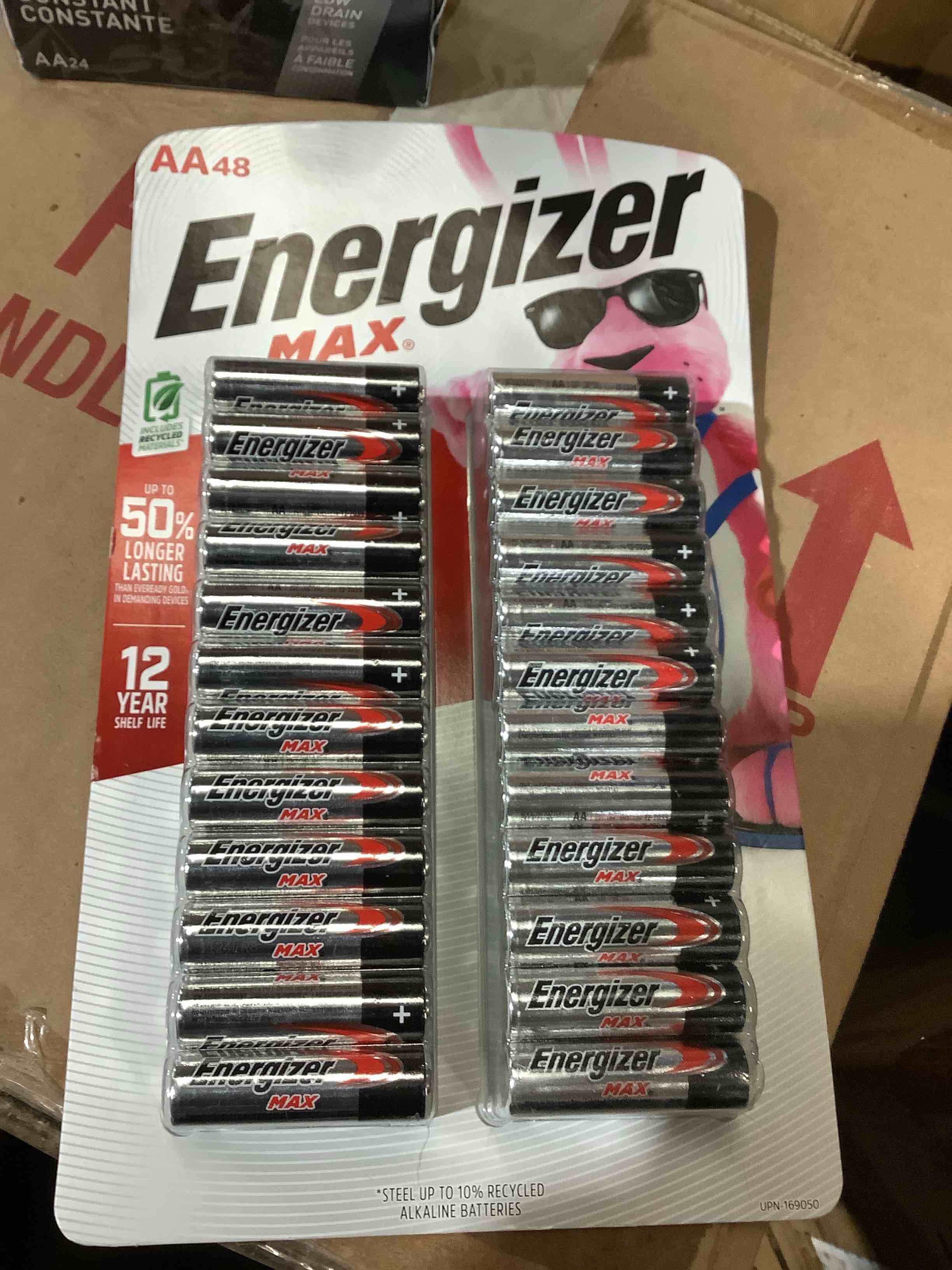 Energizer MAX Alkaline AA Batteries 48-Pack