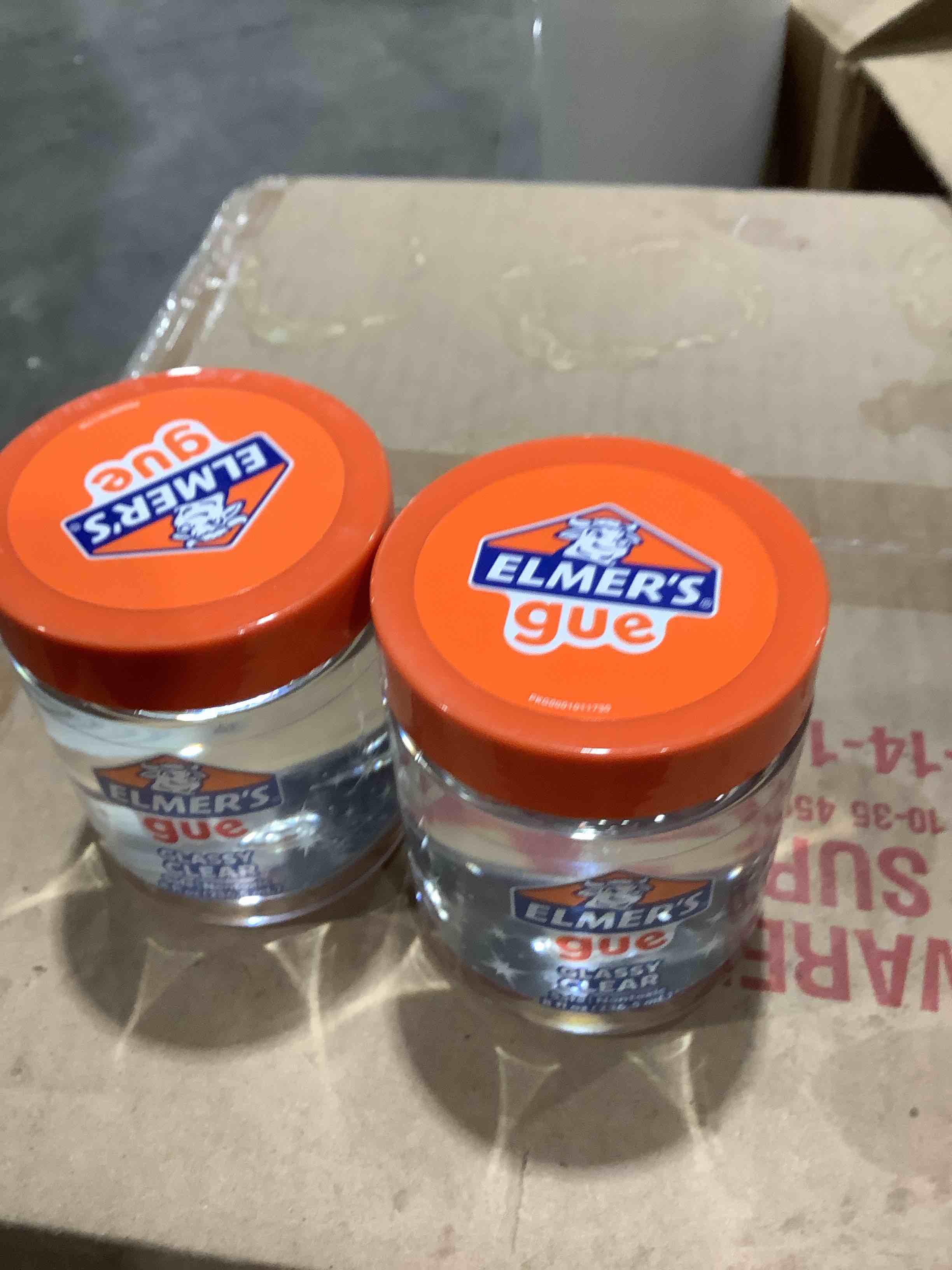 Condition photo showing New/Like New for Elmer s Gue Pre Made Slime  Glassy Clear Slime  Great for Mixing in Add-ins  1 Count