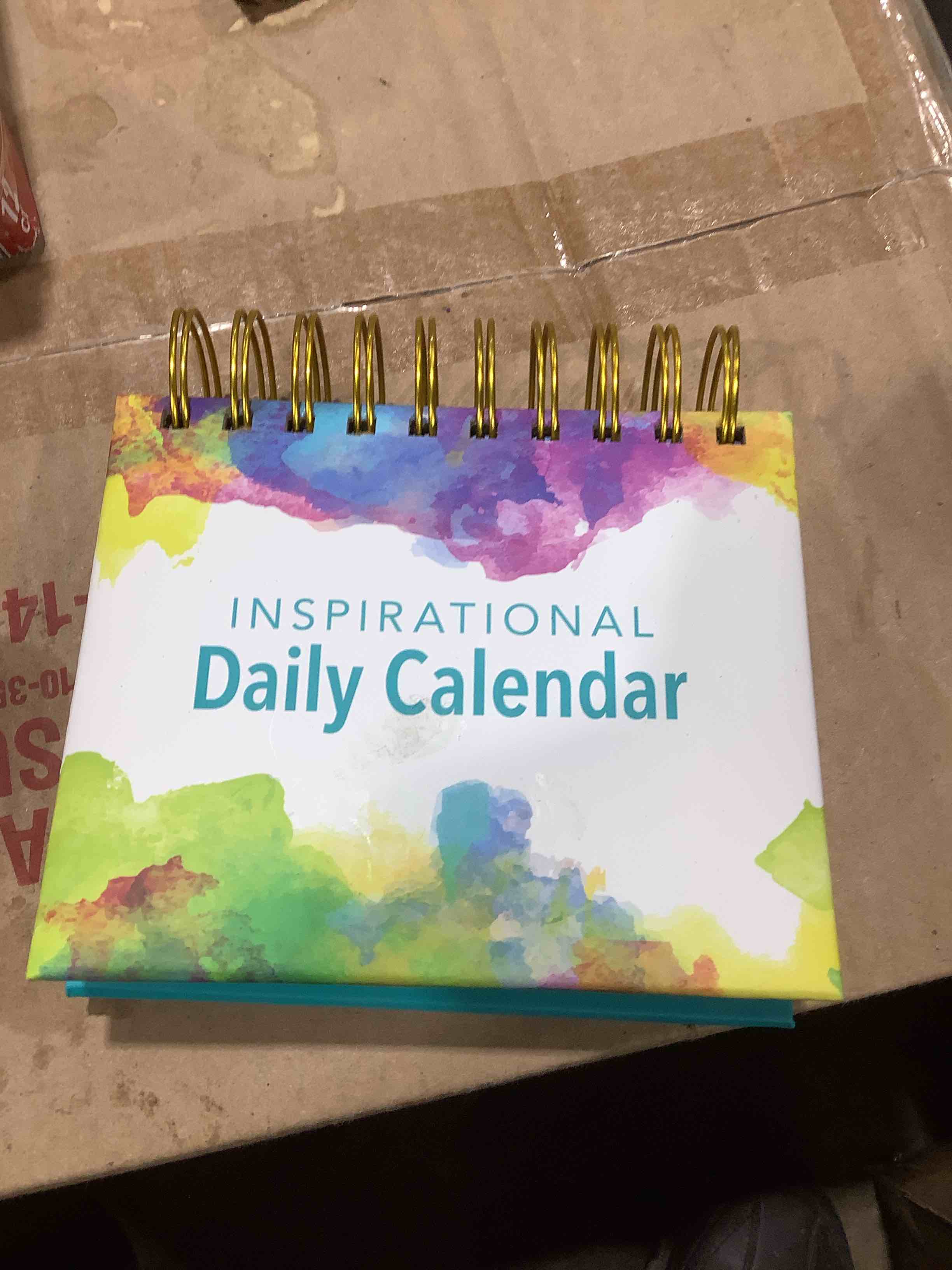 Condition photo showing New/Like New for Inspirational daily calendar by Lauren Dratch