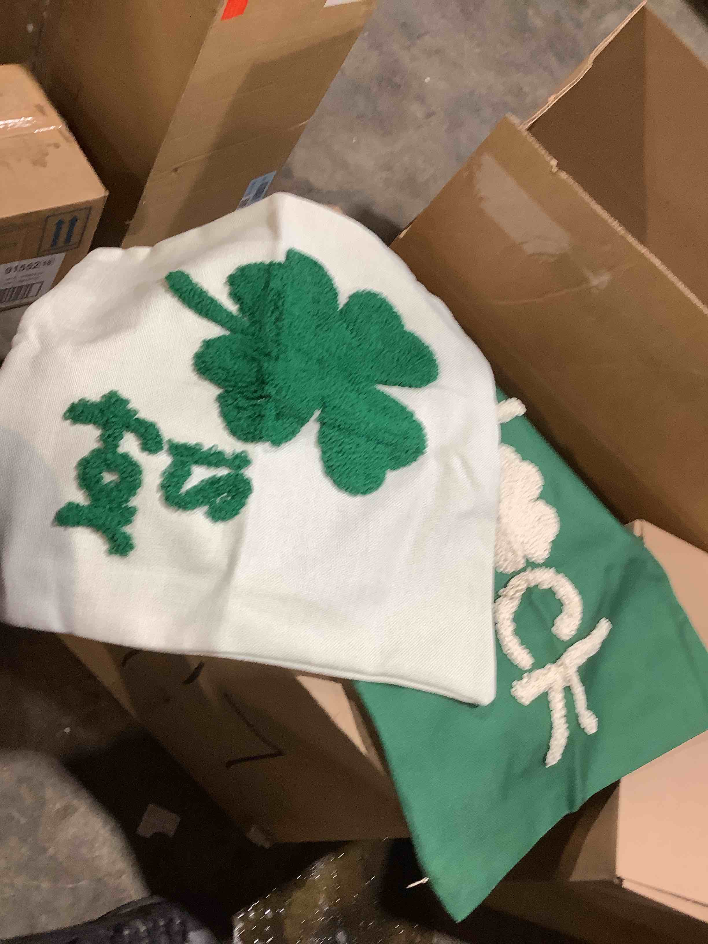 Qiong Meng St Patrick Day Pillow Covers, 18” x 18”