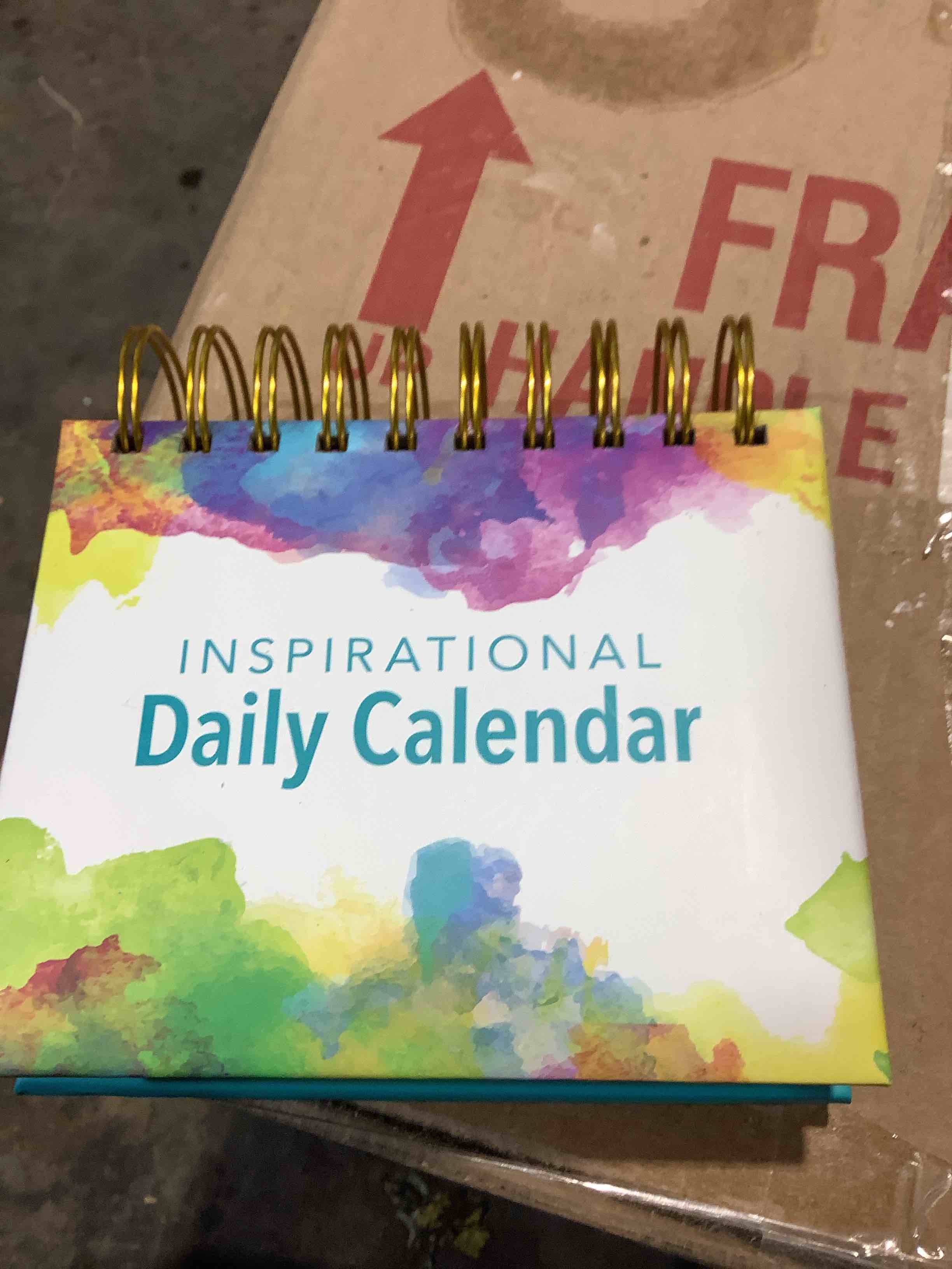 Inspirational prayer daily calendar, 2026