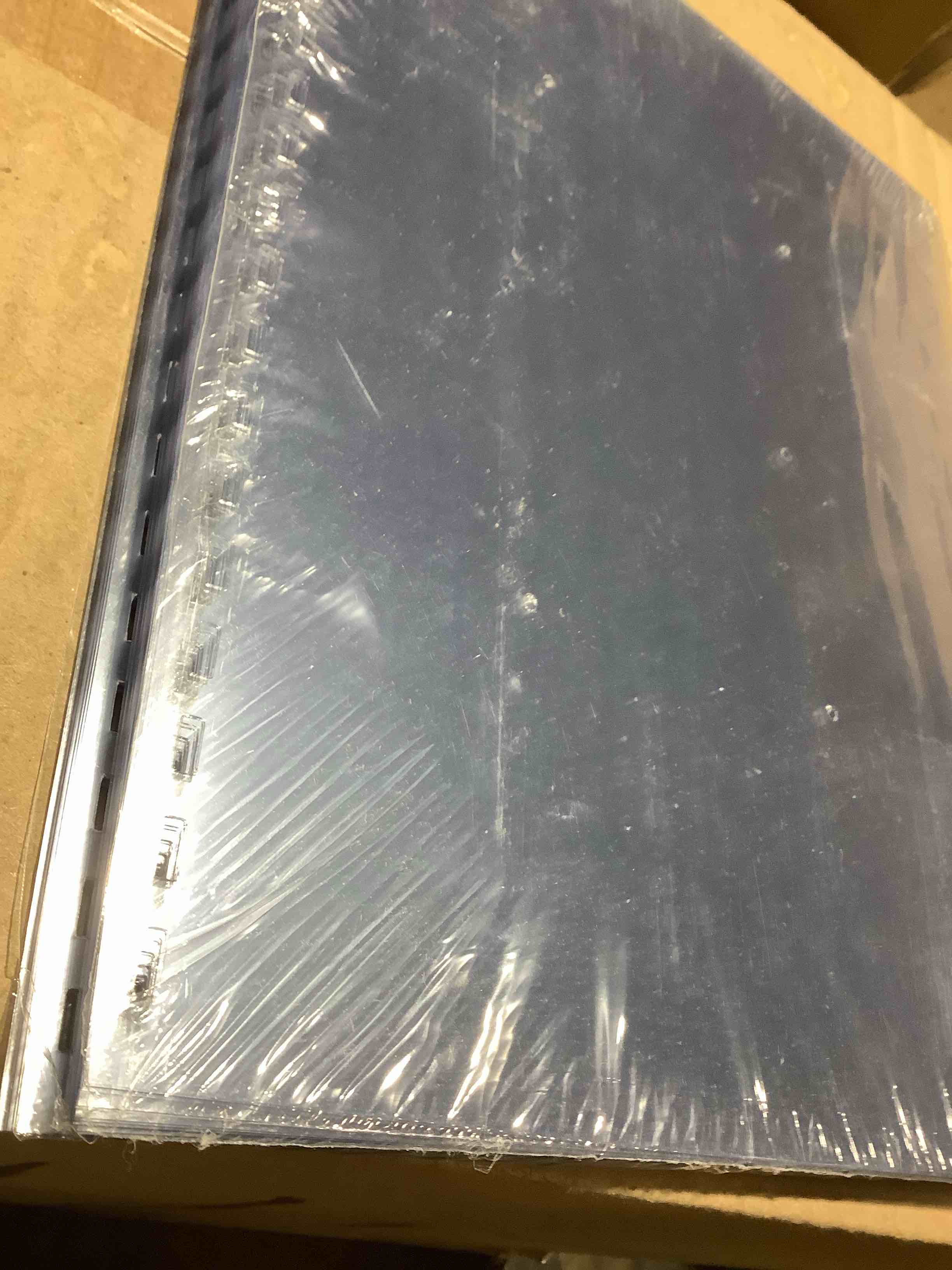 Condition photo showing Good Condition for Clear plastic sheet covers