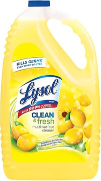 Lysol Clean & Fresh Multi-Surface Cleaner  Lemon & Sunflower  144oz