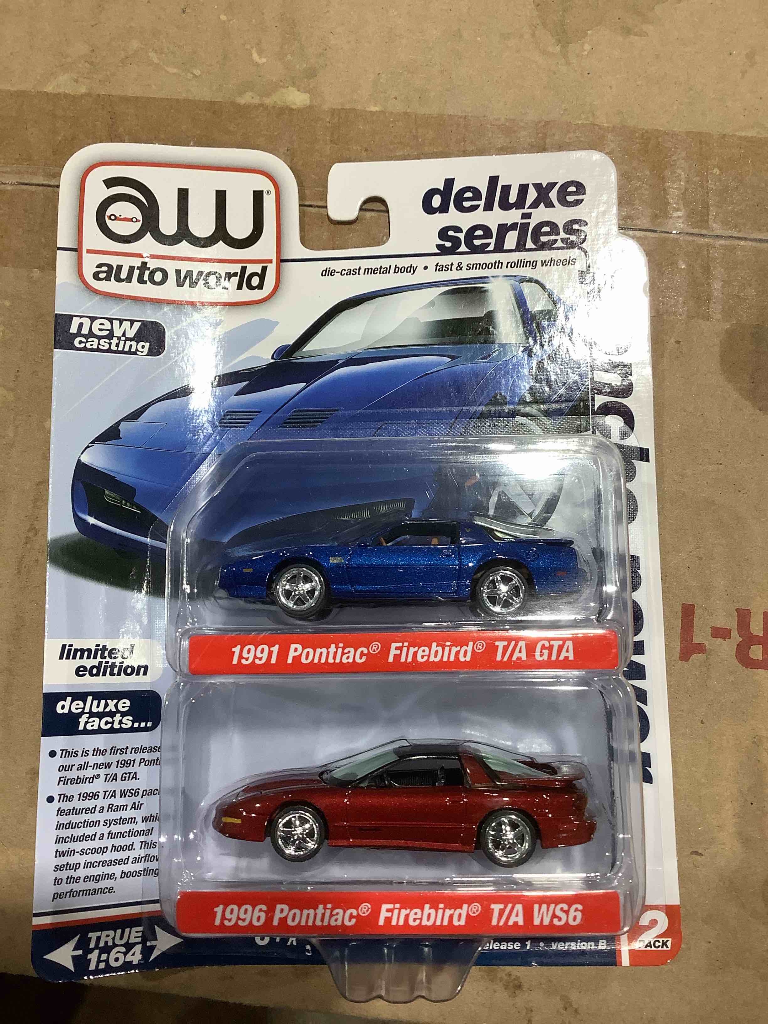 Condition photo showing New/Like New for Auto world deluxe series poncho power 1991 and 1996 Pontiac, Firebird