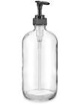 65 oz. Glass pump bottle.