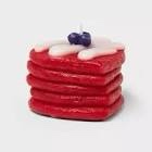 Blueberry Heart Shaped Cake Figural Candle - Room Essentials™