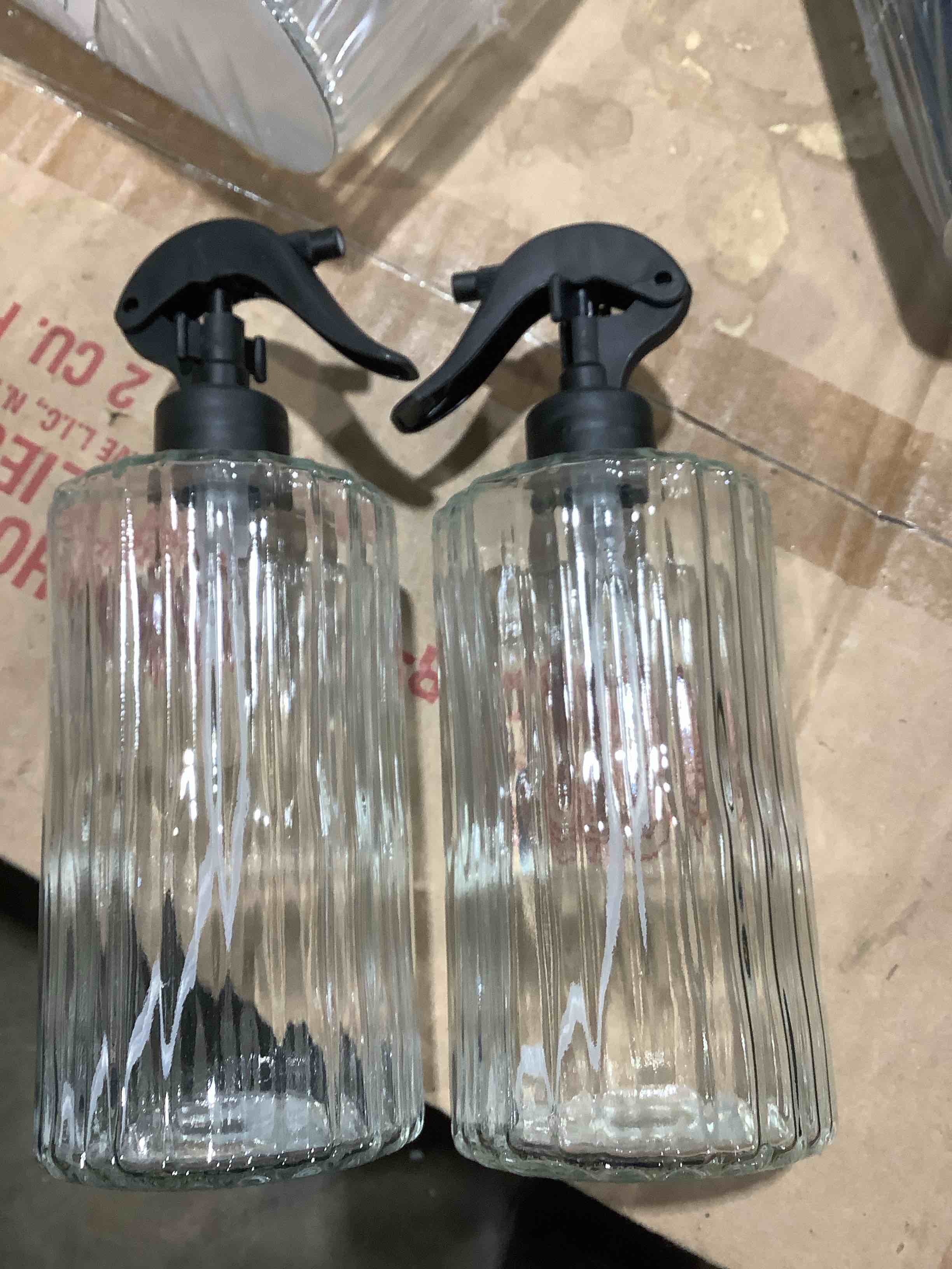 Fancy Spray bottles, clear
