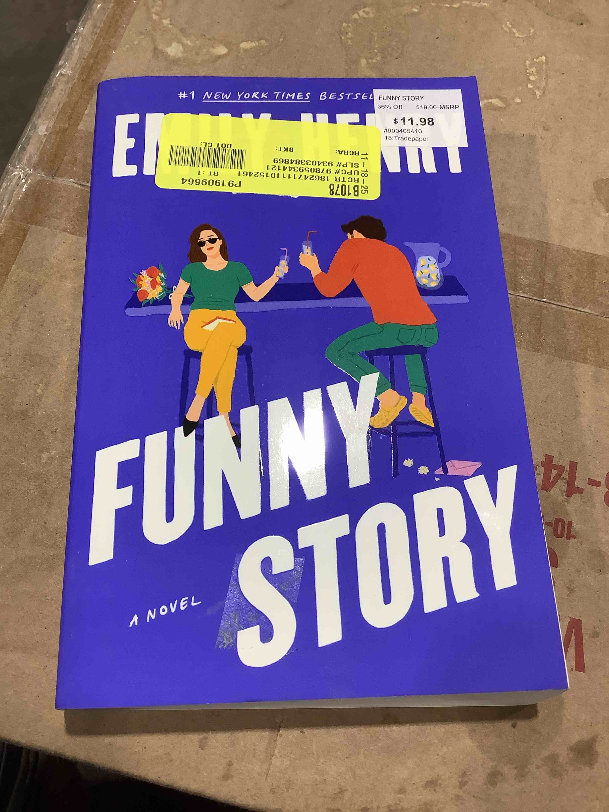 Condition photo showing New/Like New for Funny Story - by Emily Henry (Paperback)