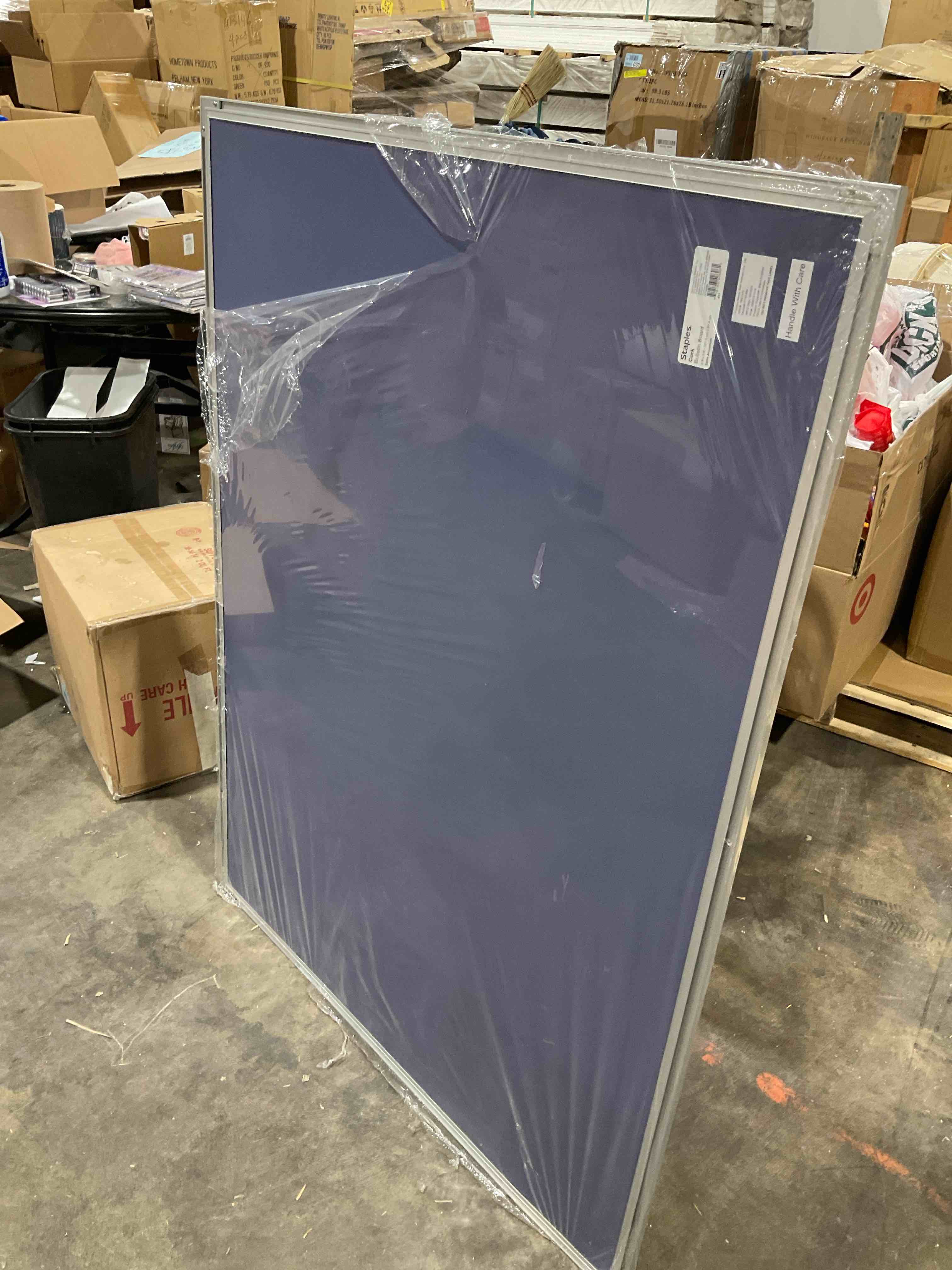  Staples Cork, bulletin board, 4’ x 3’