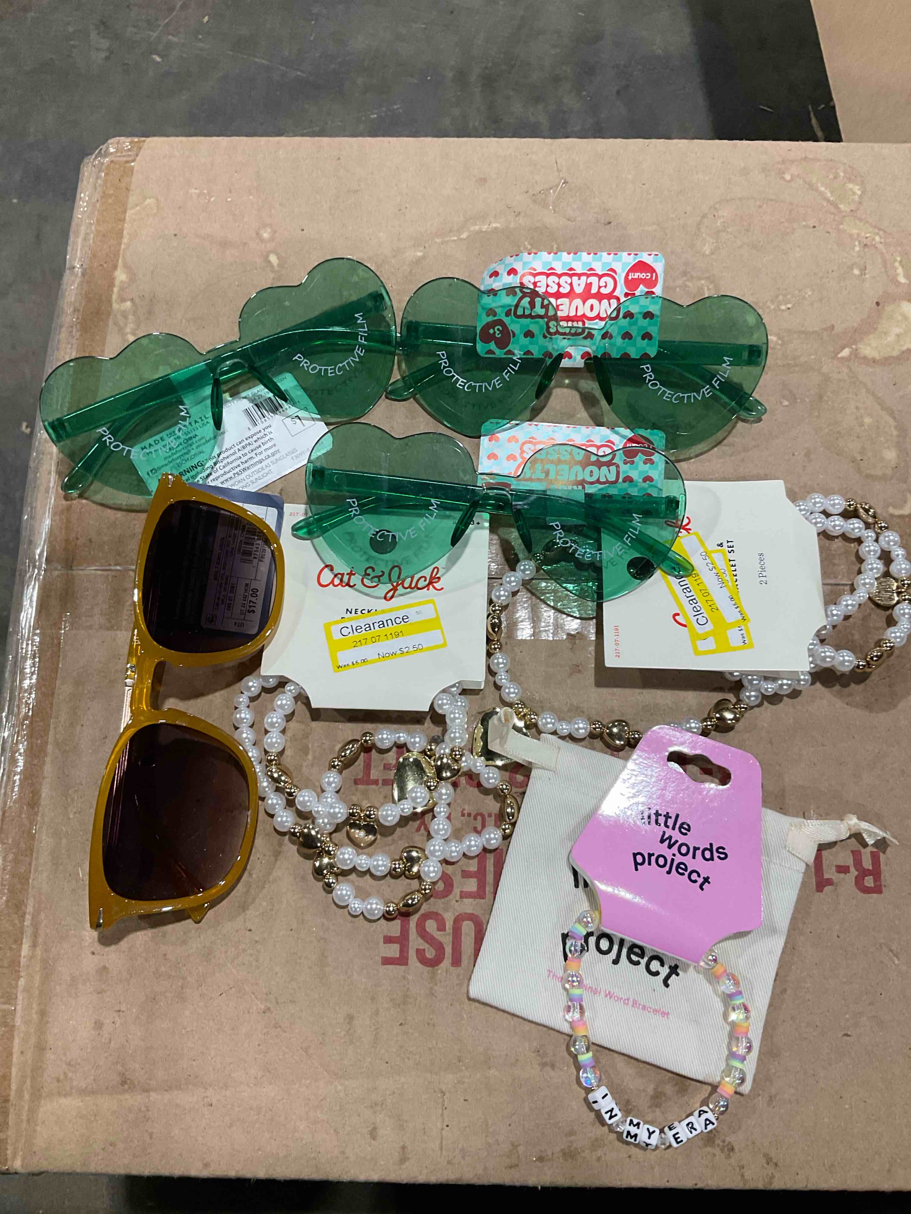 Assorted fun, cat and Jack items great for stocking stuffers