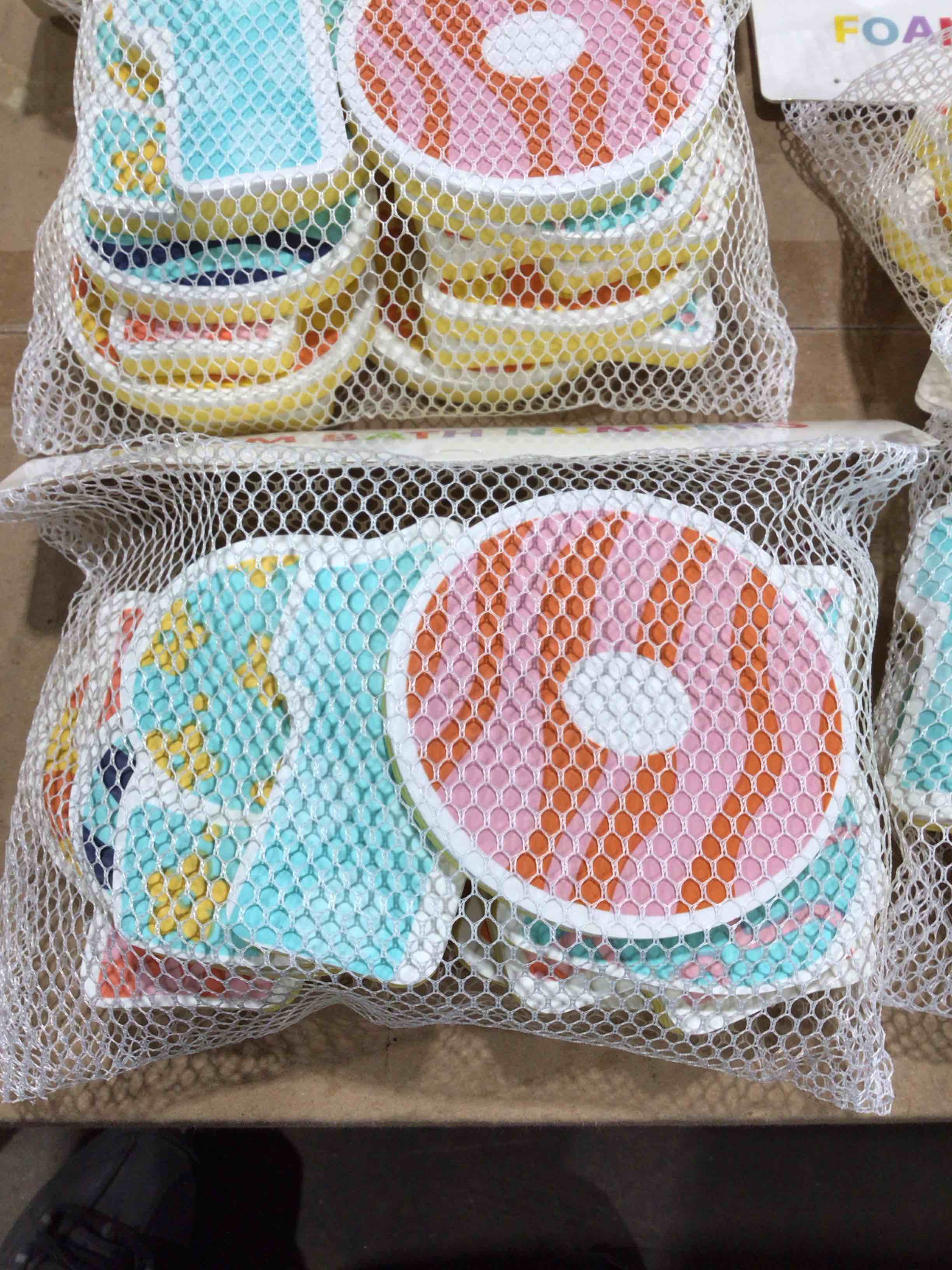 12 count foam bath numbers for 12 months and up, Great Christmas gifts