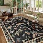 Goldeneye animal and insect washable floor mat non-slip area rug