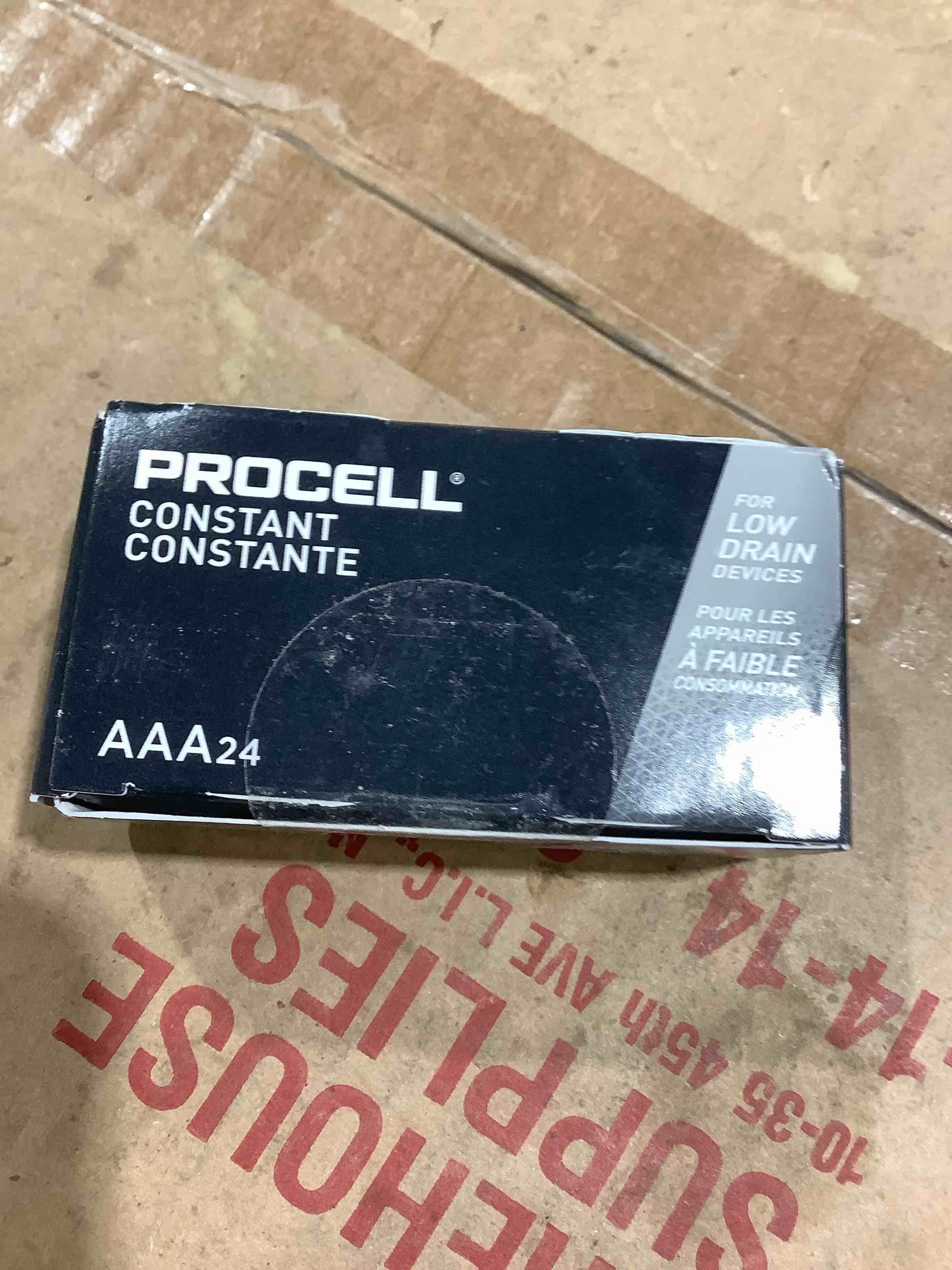 Condition photo showing New/Like New for Procell?? AAA Alkaline Batteries  Box of 24