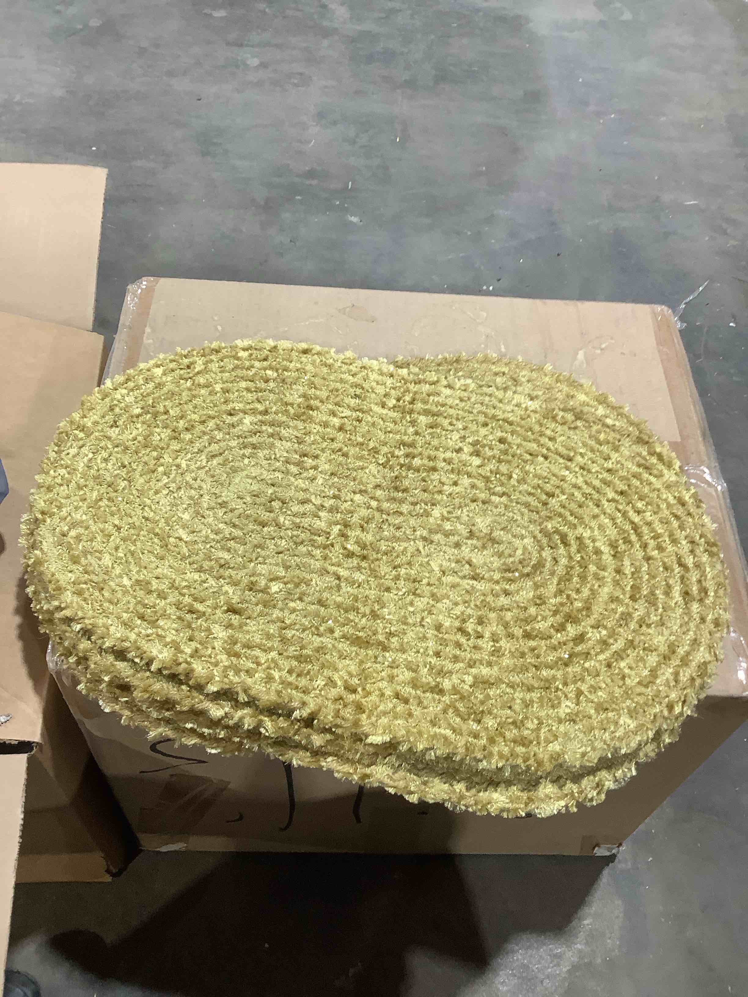 Tigers 4 piece gold placemat set