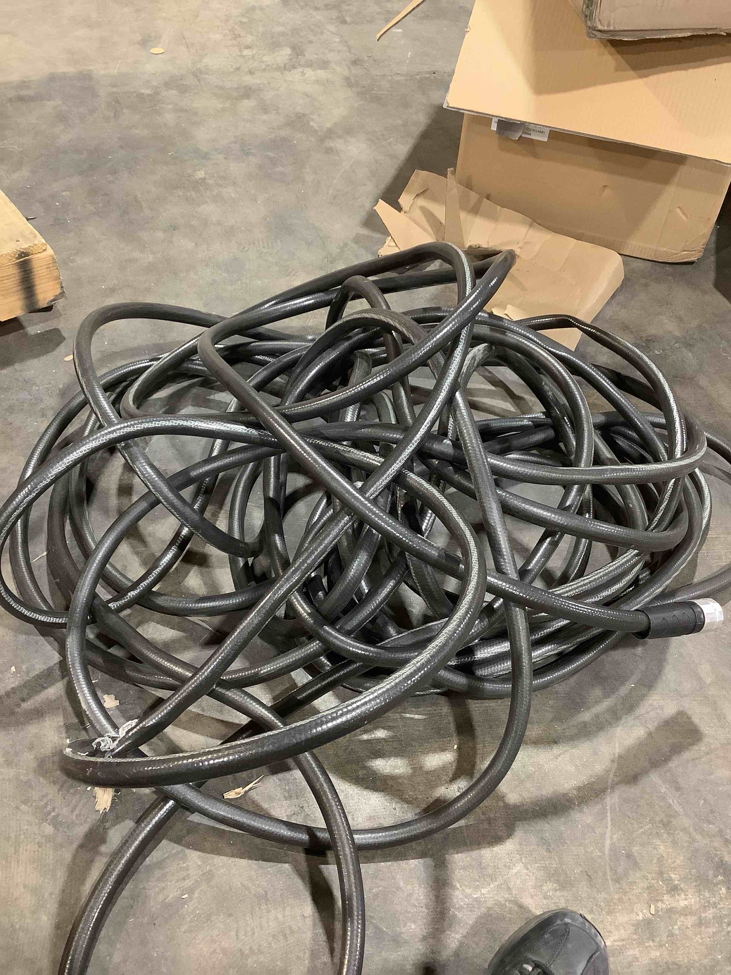 Condition photo showing As Is for Heavy duty teknor apex hose