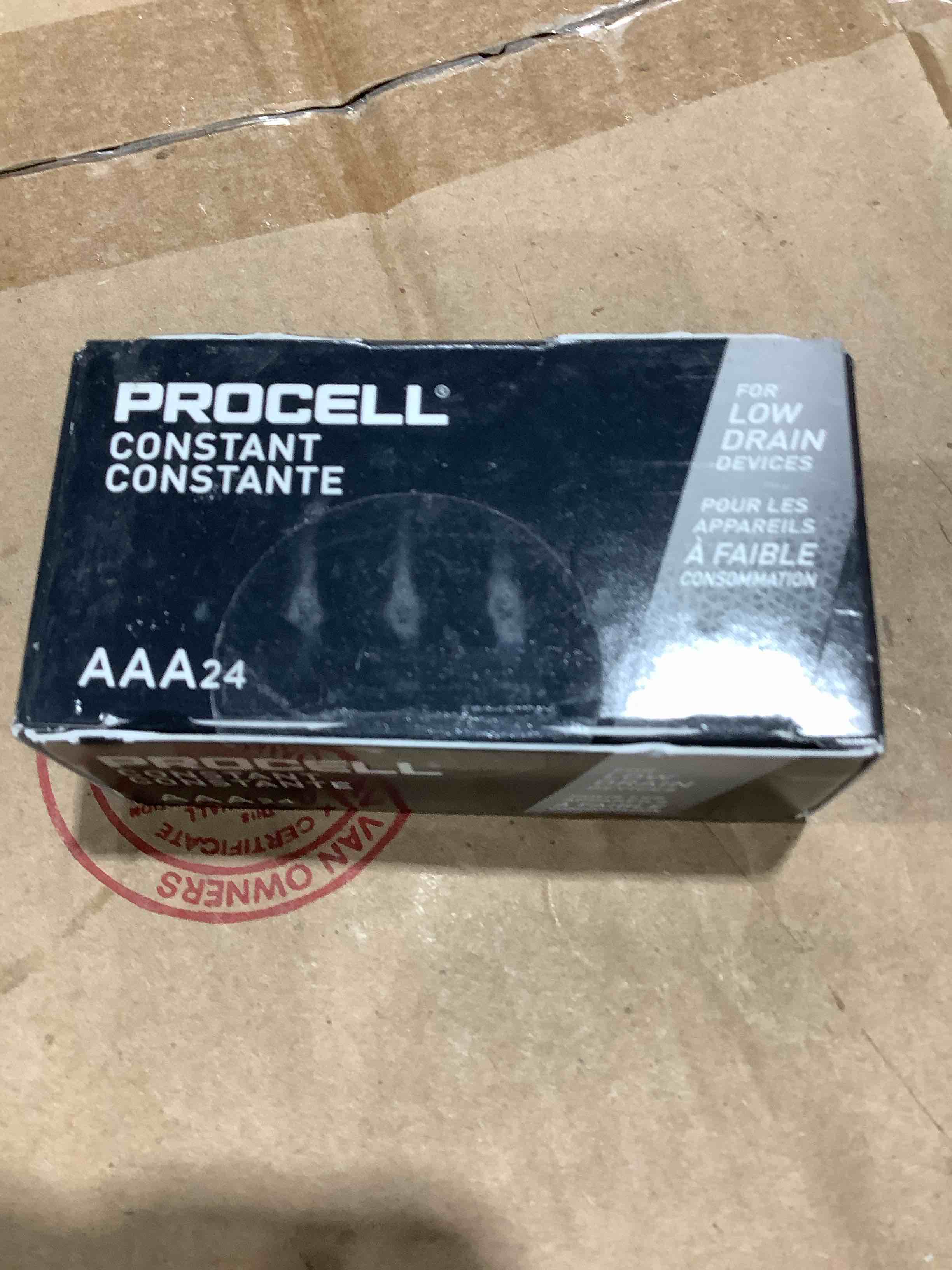 Condition photo showing New/Like New for Procell?? AAA Alkaline Batteries  Box of 24