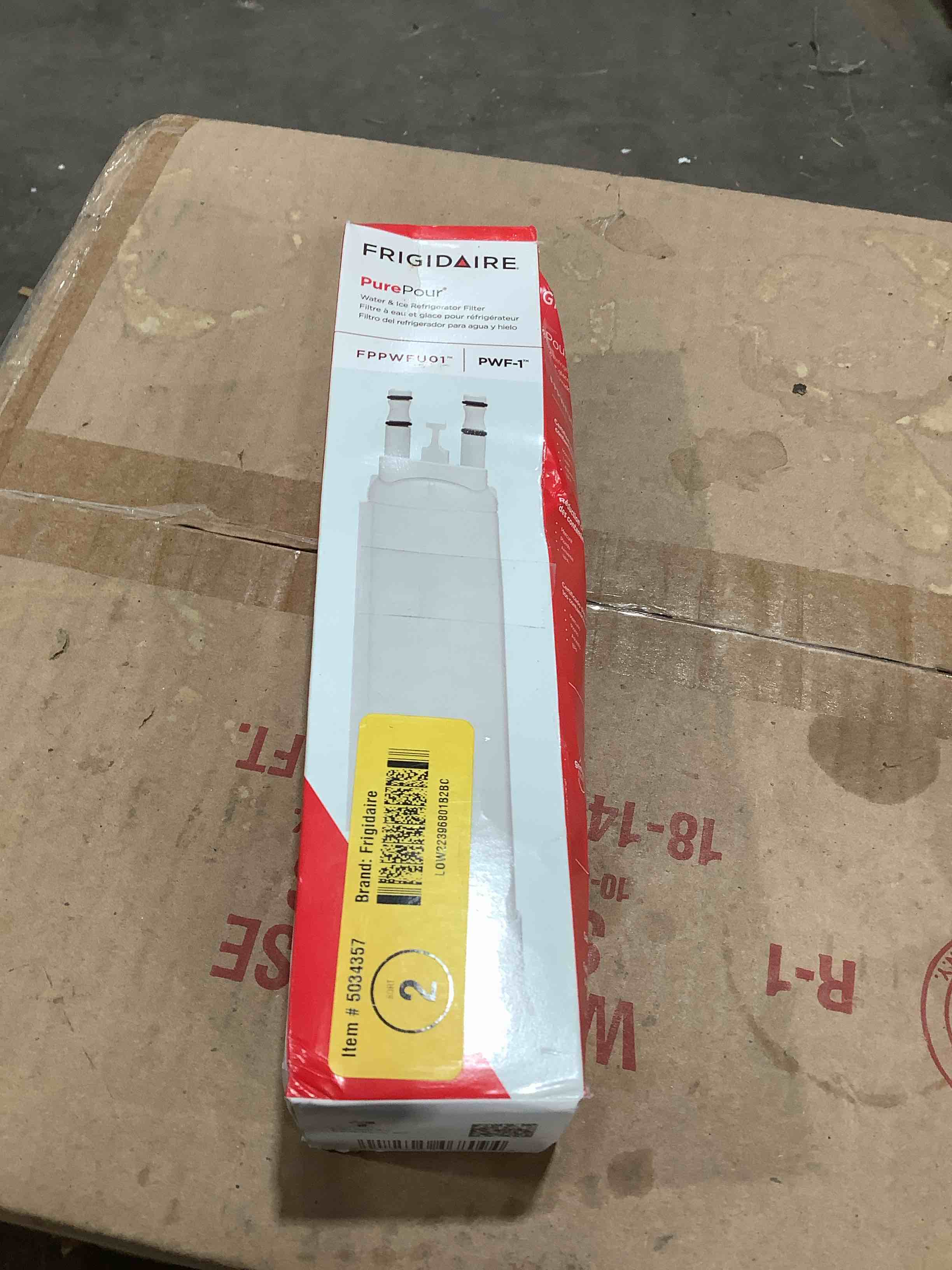 Condition photo showing Good Condition for Frigidaire FPPWFU01 PurePour PWF-1 Water Filter