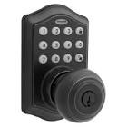 Honeywell Electronic Entry Knob Door Lock, Matte Black, 8732501 (B07VH1Y6F9)