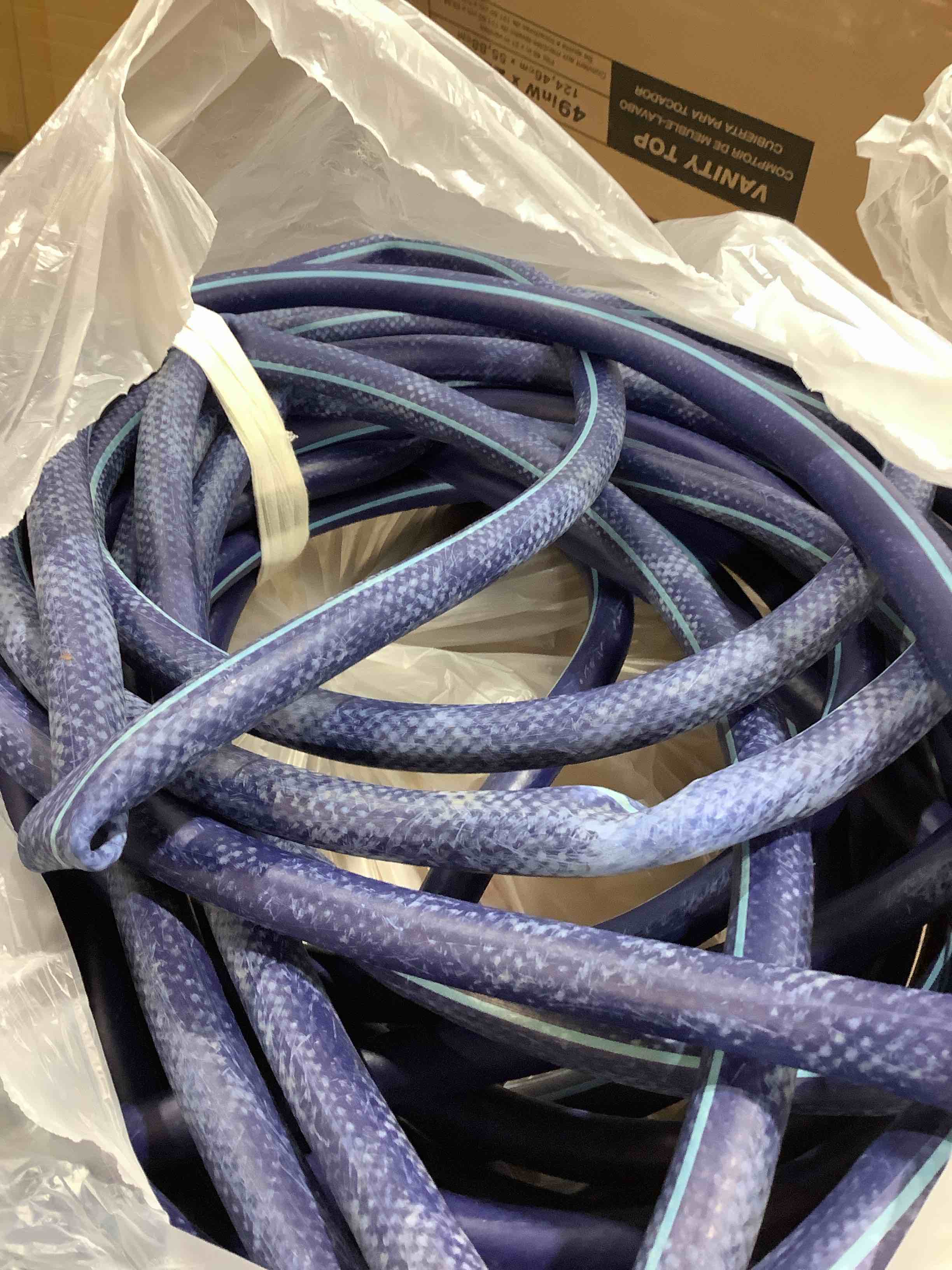 Condition photo showing Good Condition for Outdoor blue heavy duty garden hose
