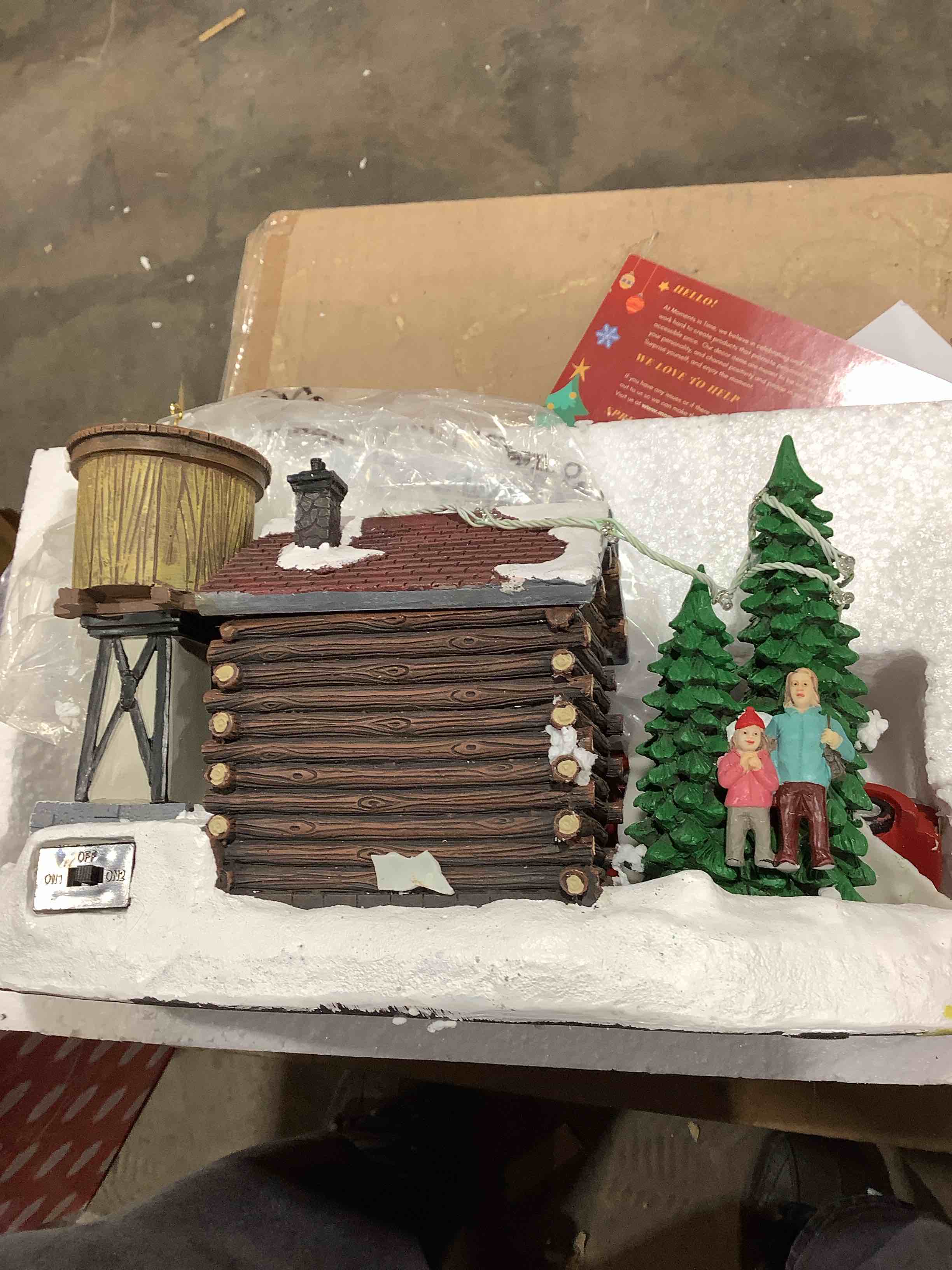 7" high  LED and musical tree lot