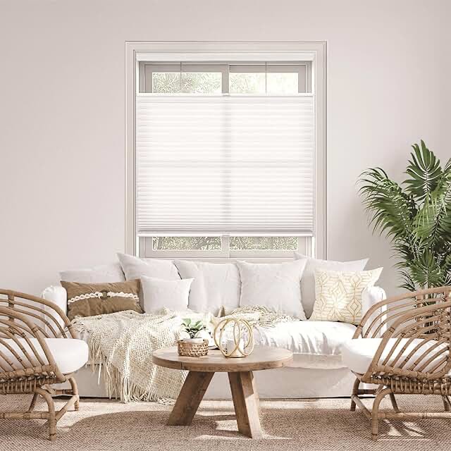 EcoHome 1.5" cordless semi sheer light filtering top down