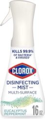 Clorox Eucalyptus Peppermint Ready-to-Use Disinfecting Mist - 16 fl oz