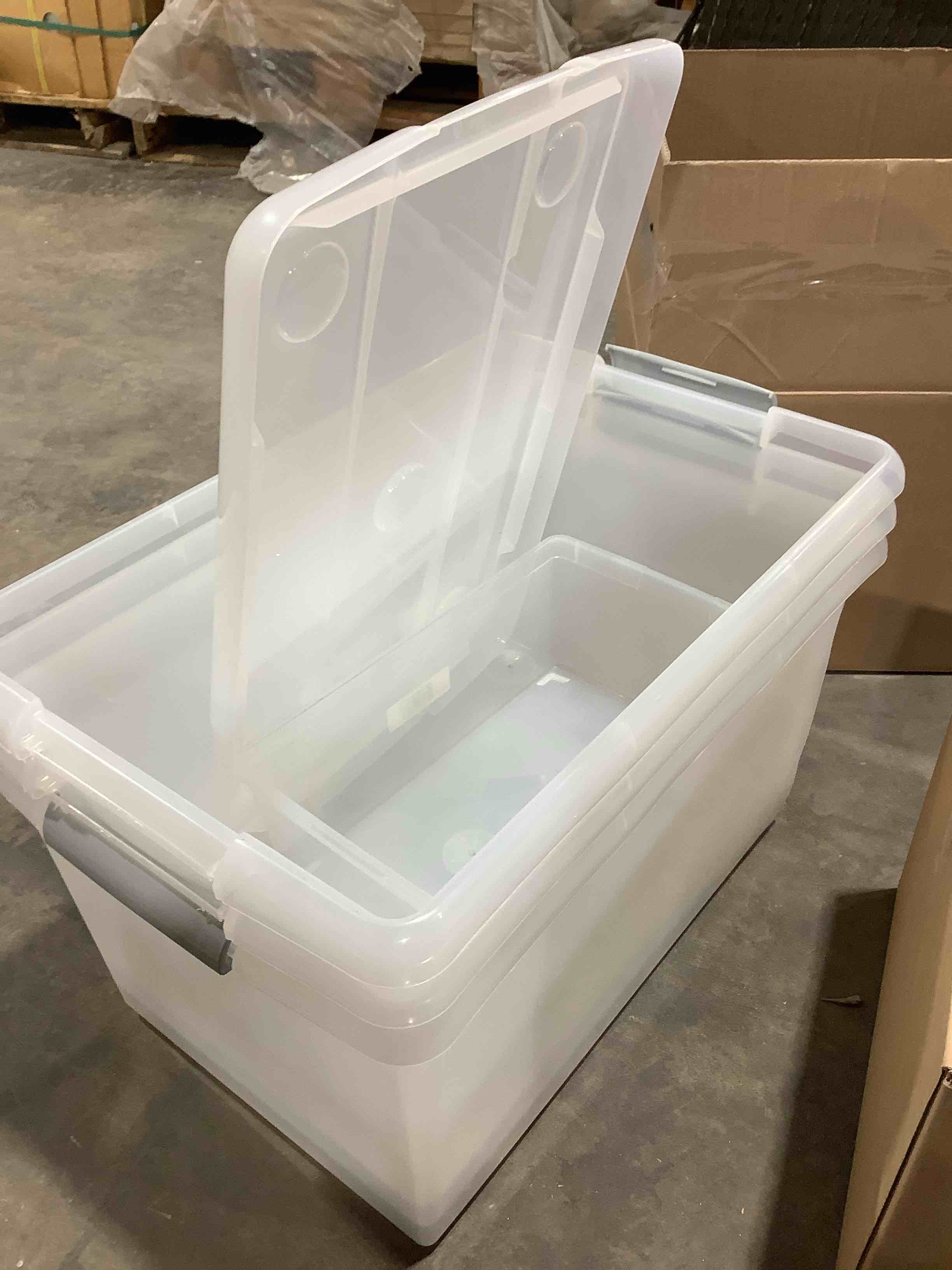 assorted plastic containers 