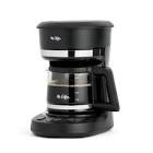 mr. coffee 12-cup programmable coffee maker black: stainless steel drip machine, dishwasher-safe, electric, paper filter