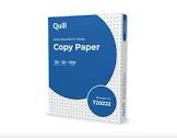 quill brand® 8.5 x 11 copy paper 20 lbs. 92 brightness 500 sheets/ream 4 reams/ct (720222ct)