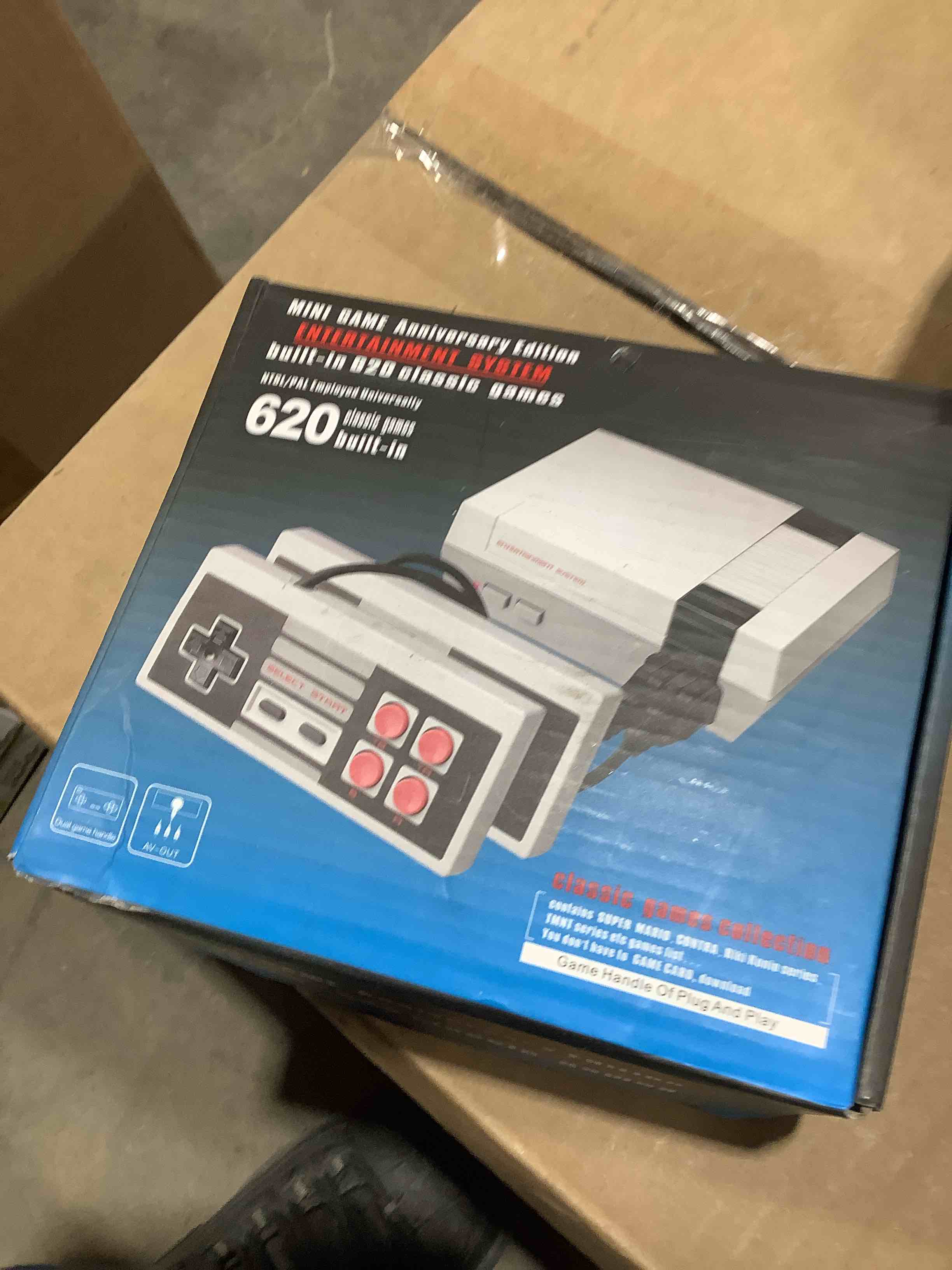 Condition photo showing New/Like New for Mini game anniversary edition entertainment system built in 620 classic games, in office