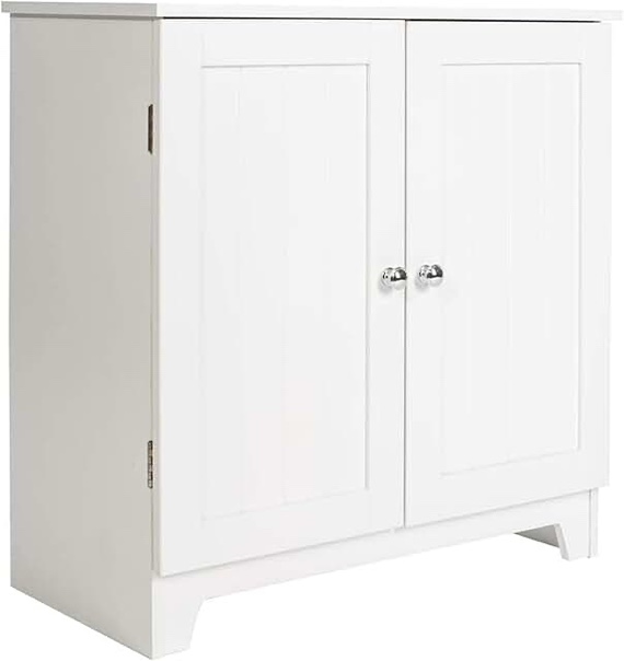 clbe-0095 white two door cabinet 
