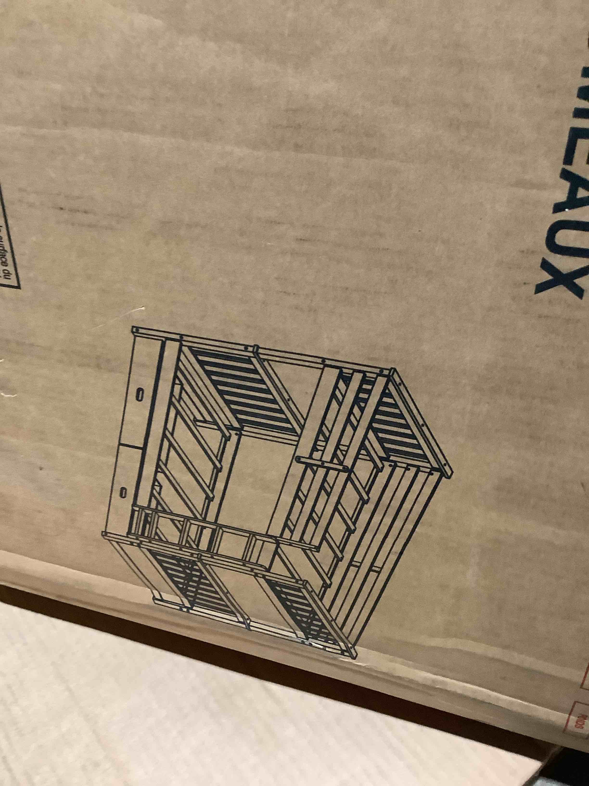 Condition photo showing Good Condition for Twin over twin bunkbed, espresso