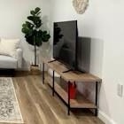 Wood and Metal TV Stand for TVs up to 60" Natural - Room Essentials™