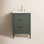 bilroy 24 inch single bathroom vanity with engineered stone top