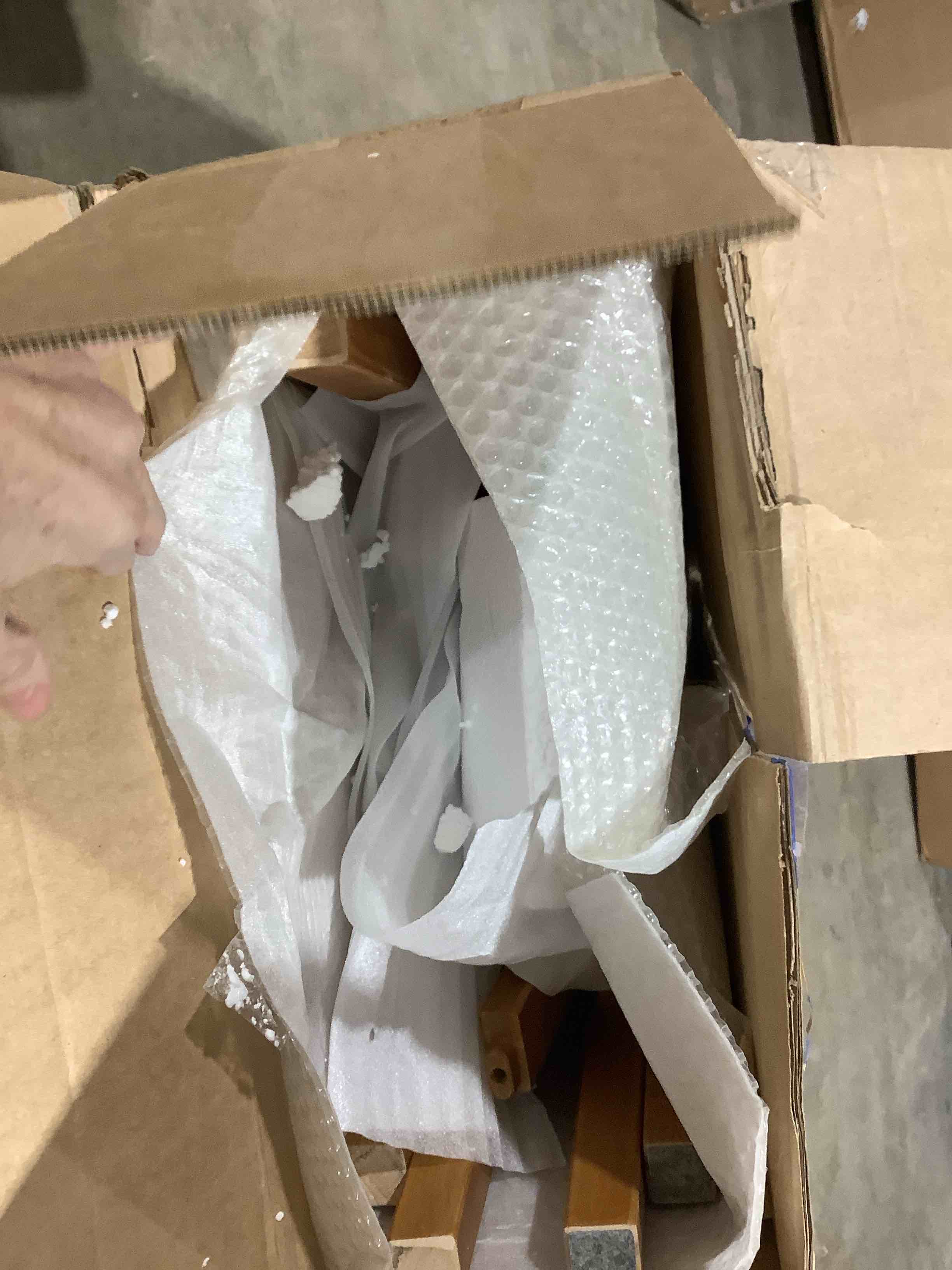 Condition photo showing Good Condition for Solid wood counter stools with foot rest, oak