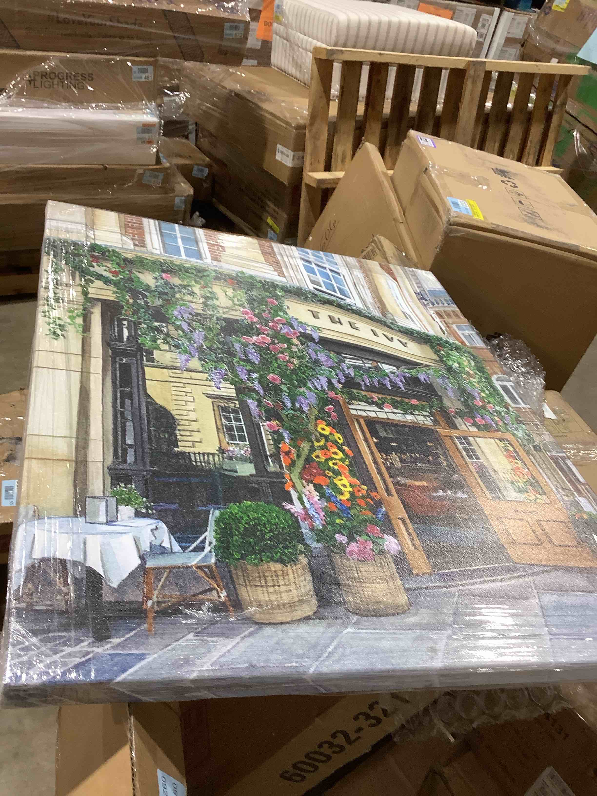 Condition photo showing New/Like New for Cafe Time Painting Print