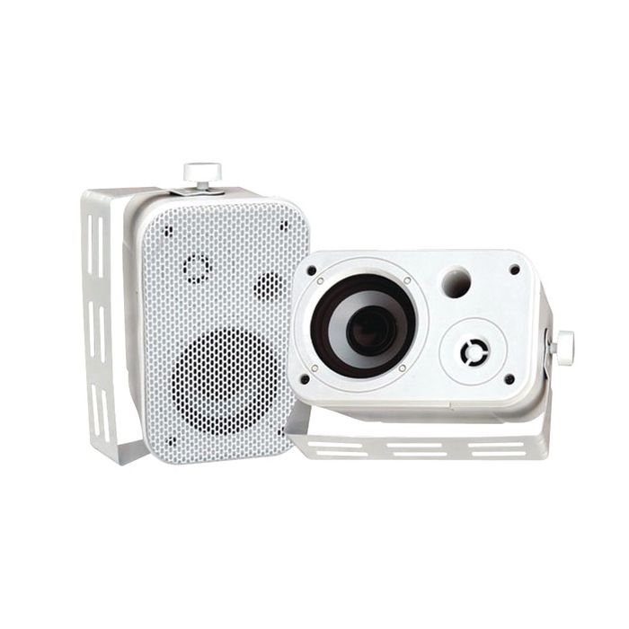Pyle PDWR30W 3.5" Indoor/Outdoor Waterproof Speakers White