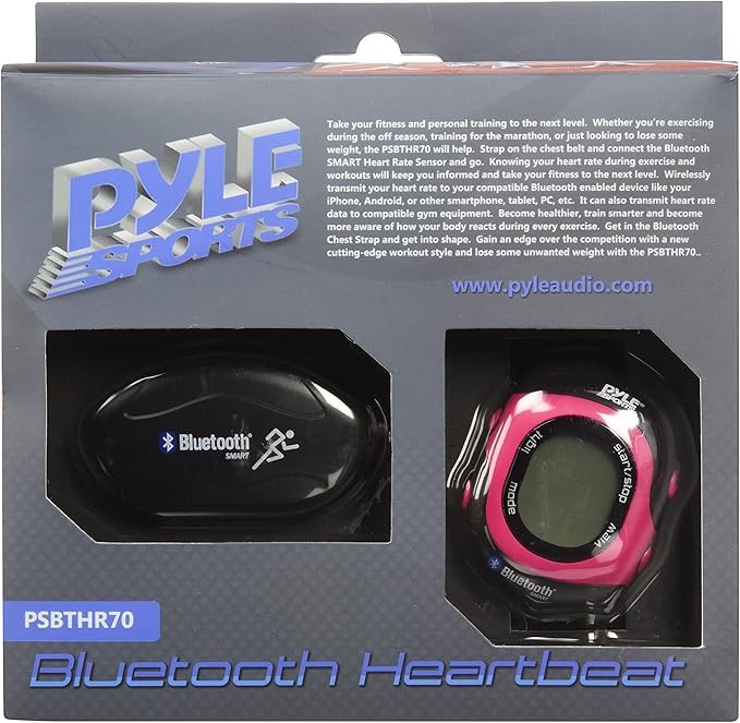 Pyle Bluetooth Heart Rate Monitor Chest Strap