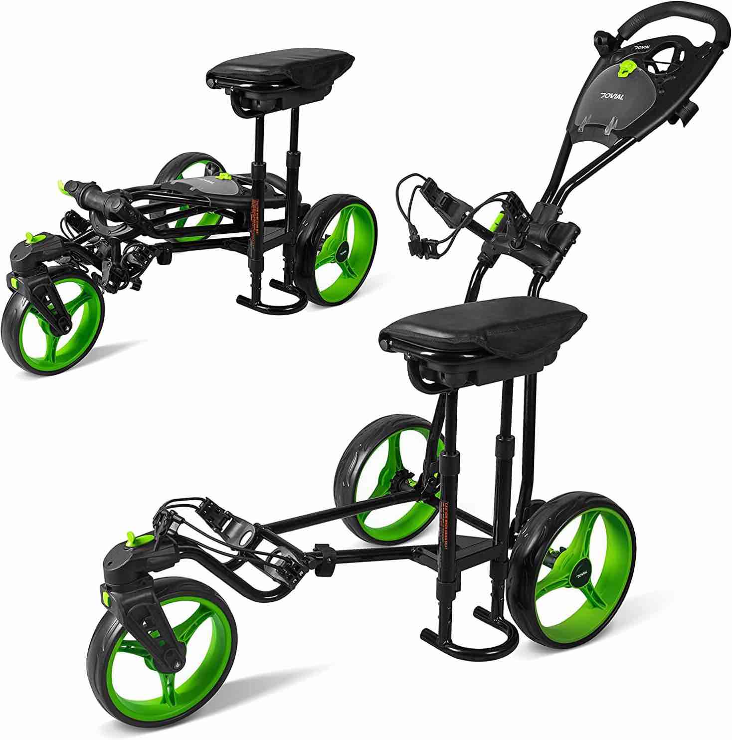 Jovial JOVGFST89 3 Wheel Push Cart