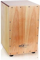 Pyle PCJD18 - Stringed Jam Cajon - Wooden Cajon Percussion Box