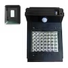 Deck Impressions Solar Integrated LED Black Wall Light with Motion Sensor (1-Pack)