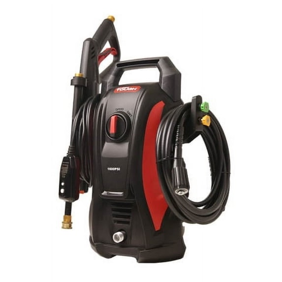 Hyper Tough Electric Pressure Washer 1600 Psi for Household   Great for Cars  Patios  Driveways