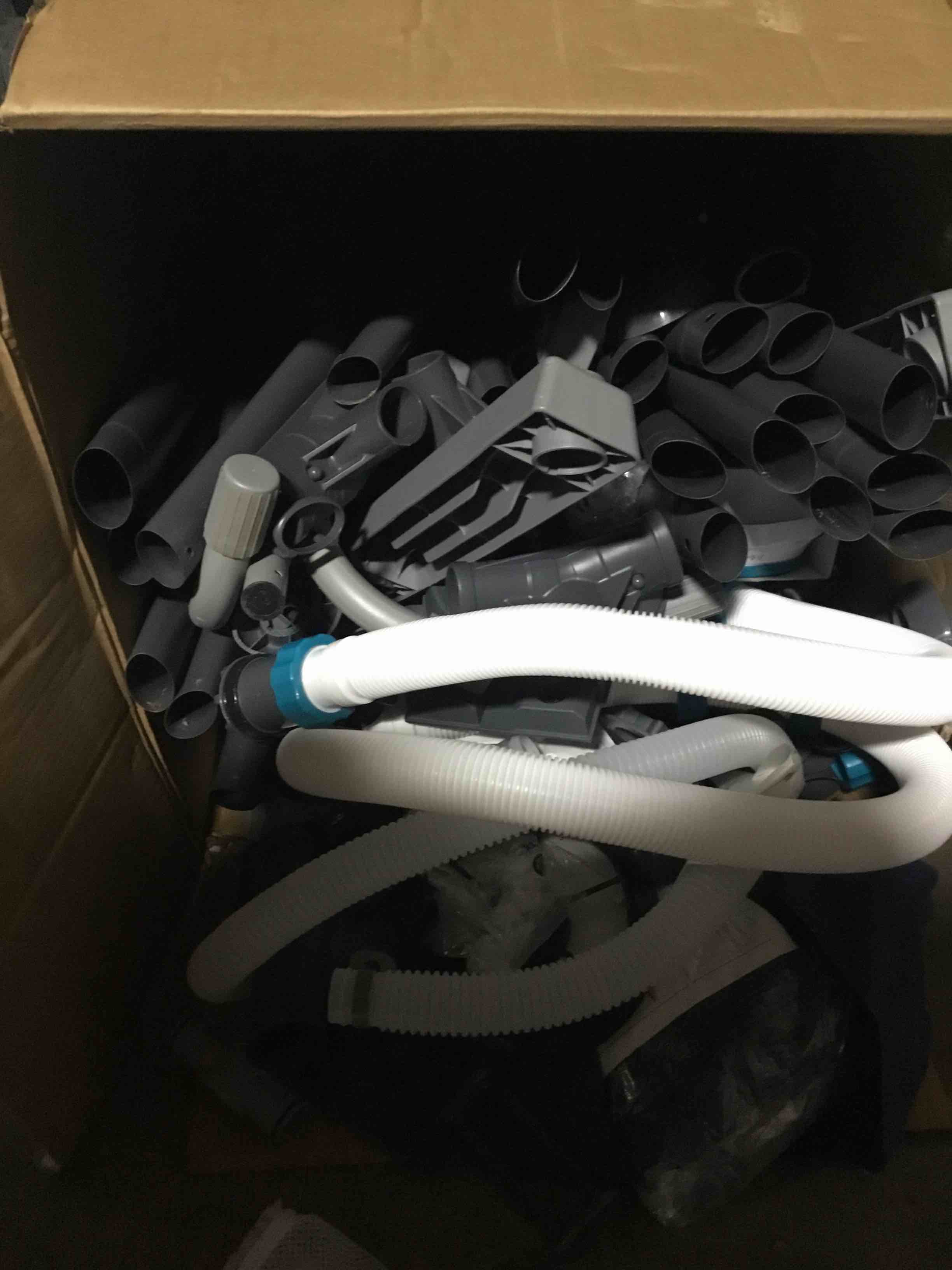 Condition photo showing As Is for Bestway Power Steel 18’ x 48” Round Above Ground Pool Set