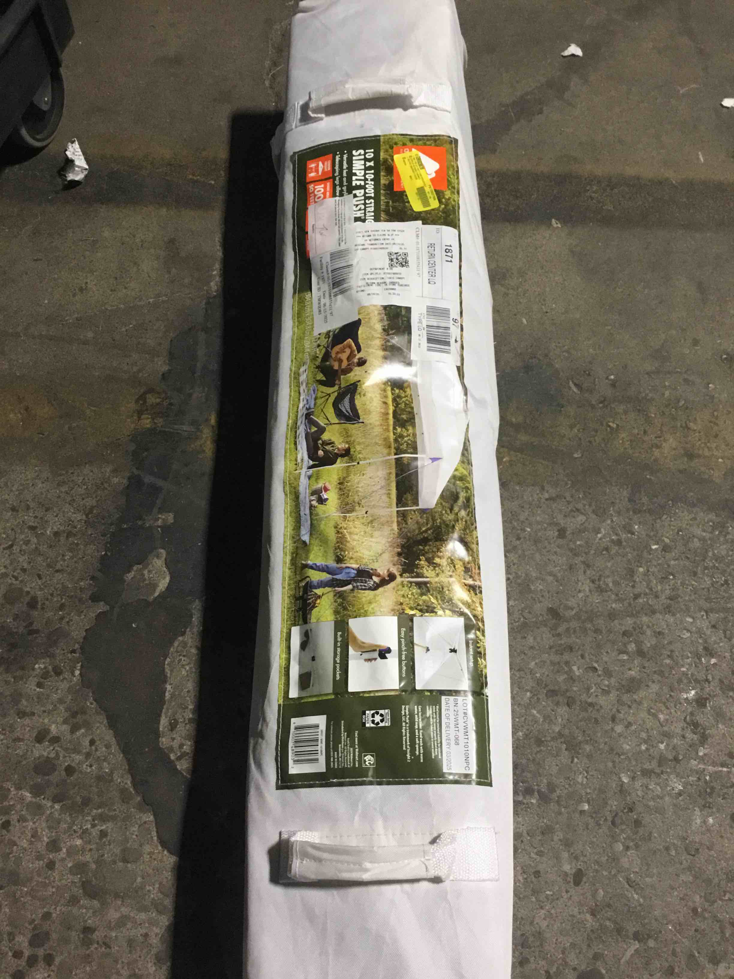 Condition photo showing Good Condition for Ozark Trail 10  x 10  Simple Push® Straight Leg Instant Canopy (100 Sq. ft.)