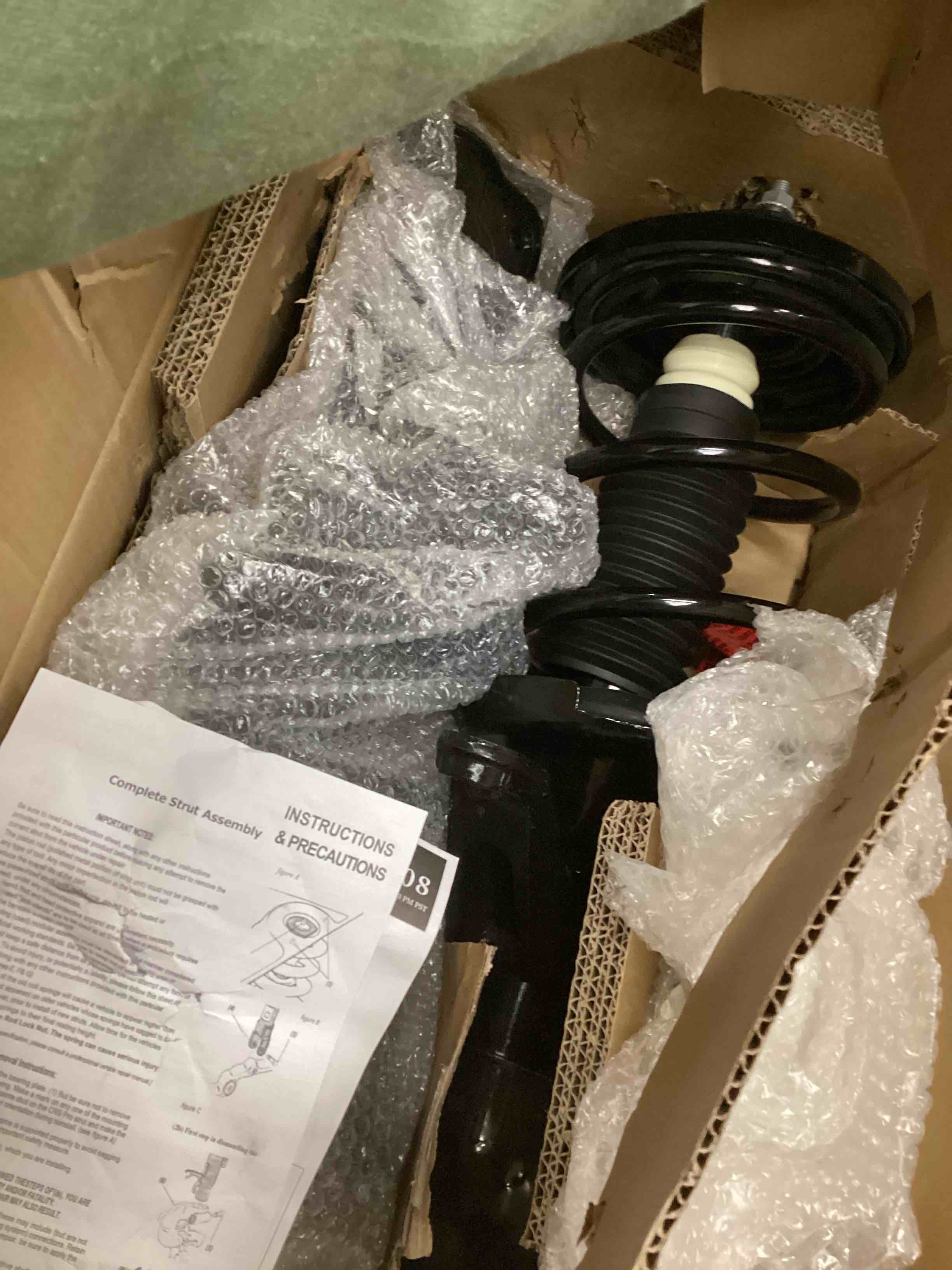 Condition photo showing Good Condition for  Pair of Front Strut Heavy Duty Black tssc-0014