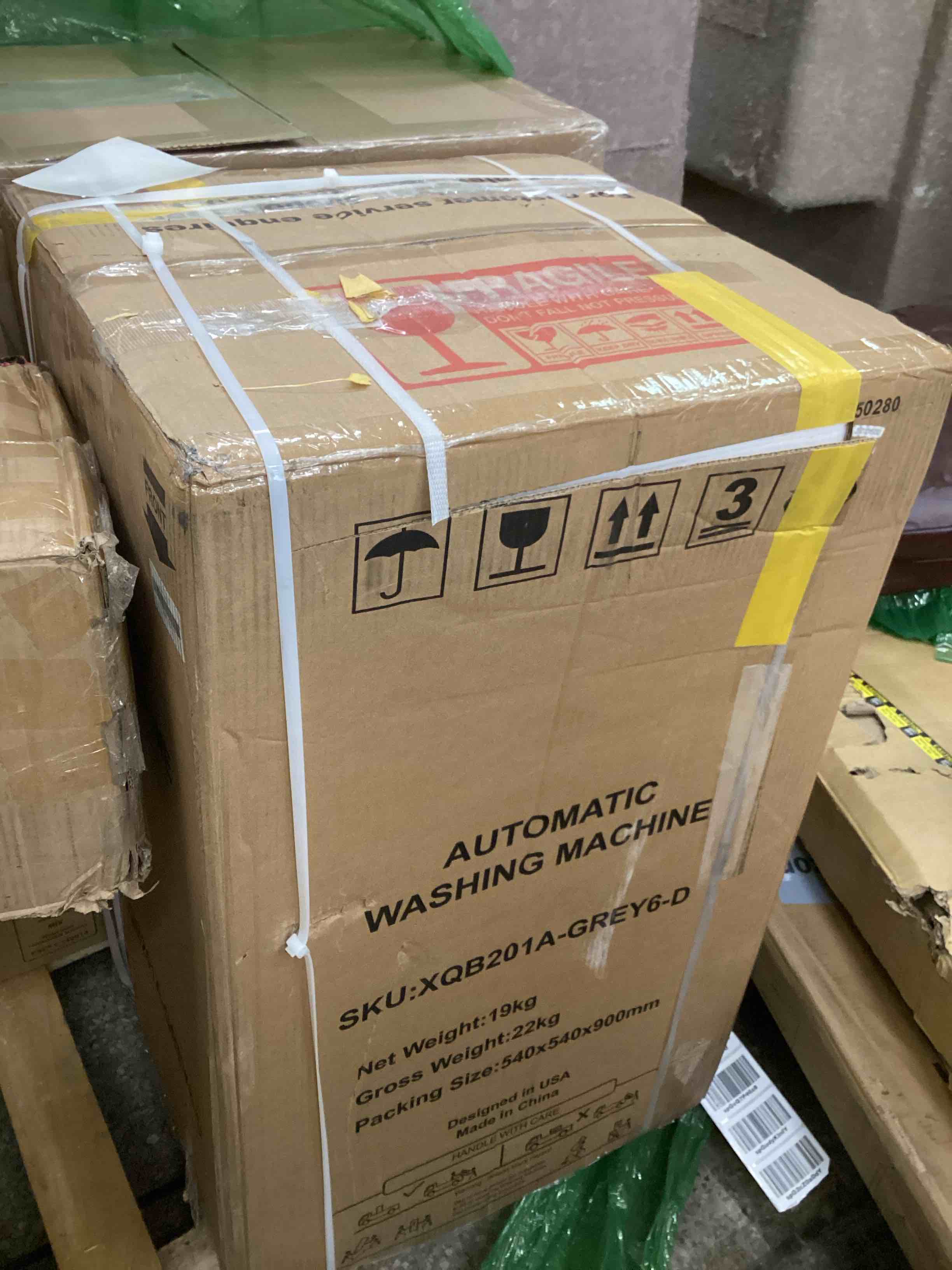 Condition photo showing Good Condition for Portable Washing Machine - Compact 2.0 Cu.ft Portable Washer, Full-Automatic Top Loader for Space Saving, Ideal for Apartments, Homes, and Dorms, 10 Wash Cycles, Low Noise, IPX4