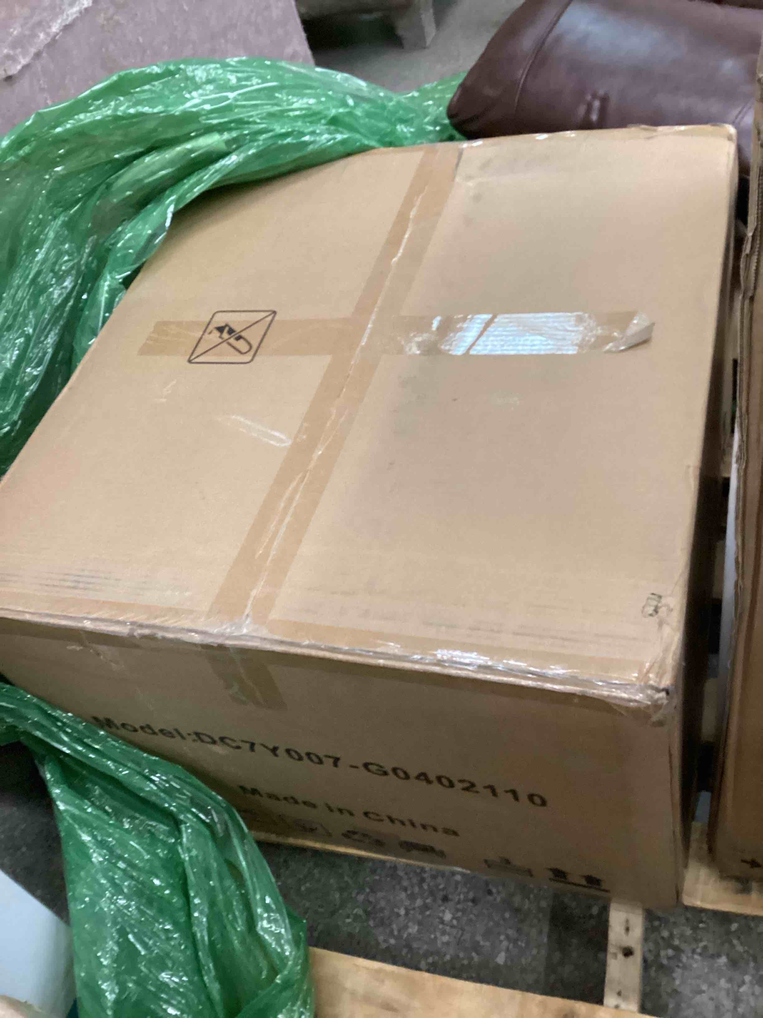 Condition photo showing New/Like New for Upholstered Dining Chairs with Casters, No Assembly Modern Accent Armchair with Rollers for Dining Room, Bedroom, Living Room, Reading Room, Already Assembled, Ivory