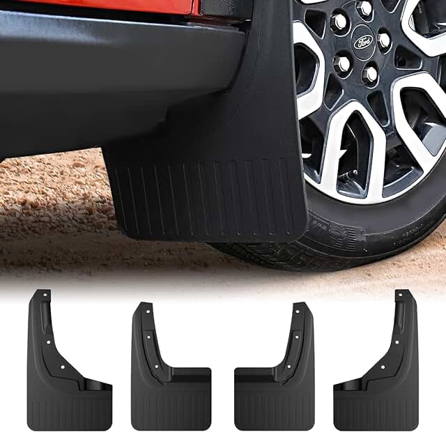 Mabett Mud Flaps for Ford Maverick 2025 2024 2023 2022 Accessories, Flexible Material, All-Weather Fender Front & Rear Mud Guards Splash 4PCS?Not Fit Lobo Model?