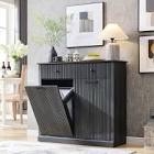 tilt out trash cabinet for 2x10 gallon garbage can, 20 gallon kitchen garbage can(similar)