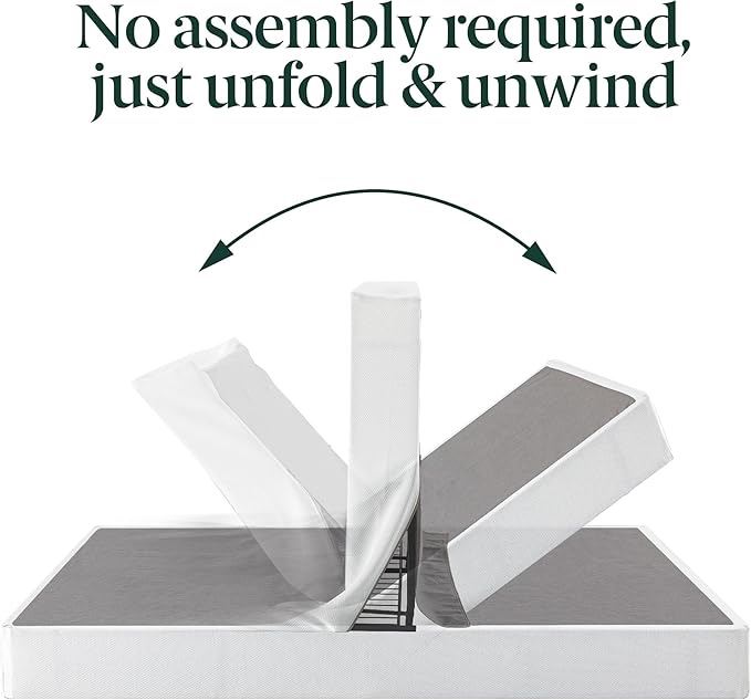 7.5inch Sleep Master BiFold Box Spring Folding Mattress Foundation, Full